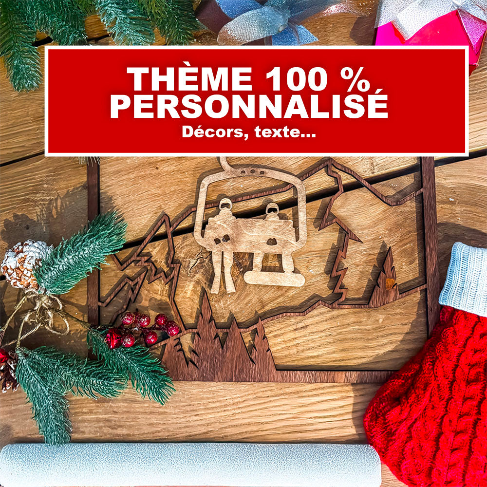 100% Personnalisé : Décoration Murale en Bois