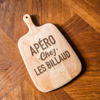 Planche apéritif personnalisée – Gravure texte au choix