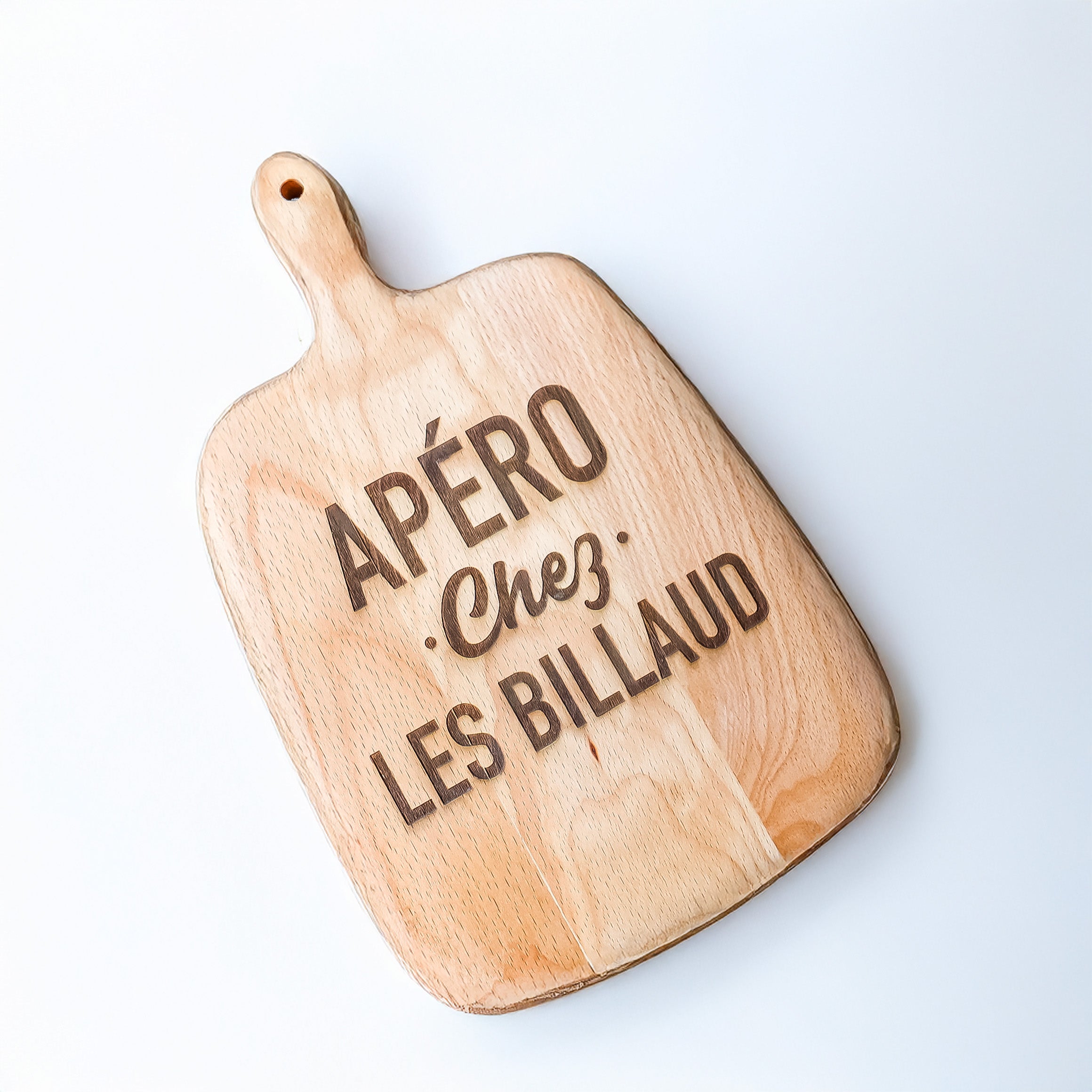 Planche apéritif personnalisée – Gravure texte au choix