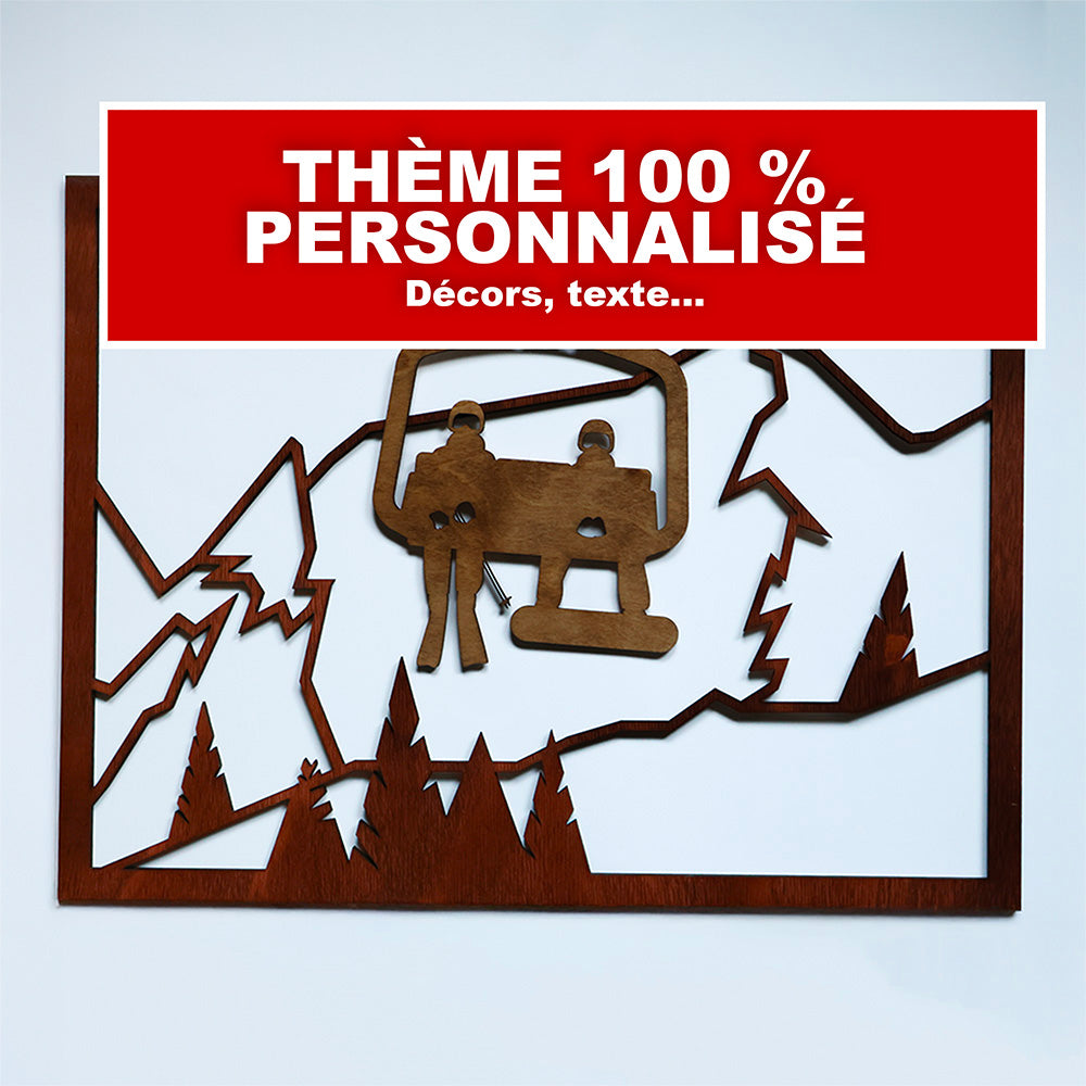 100% Personnalisé : Décoration Murale en Bois
