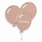 Veilleuse en bois Ballons - rose🎈
