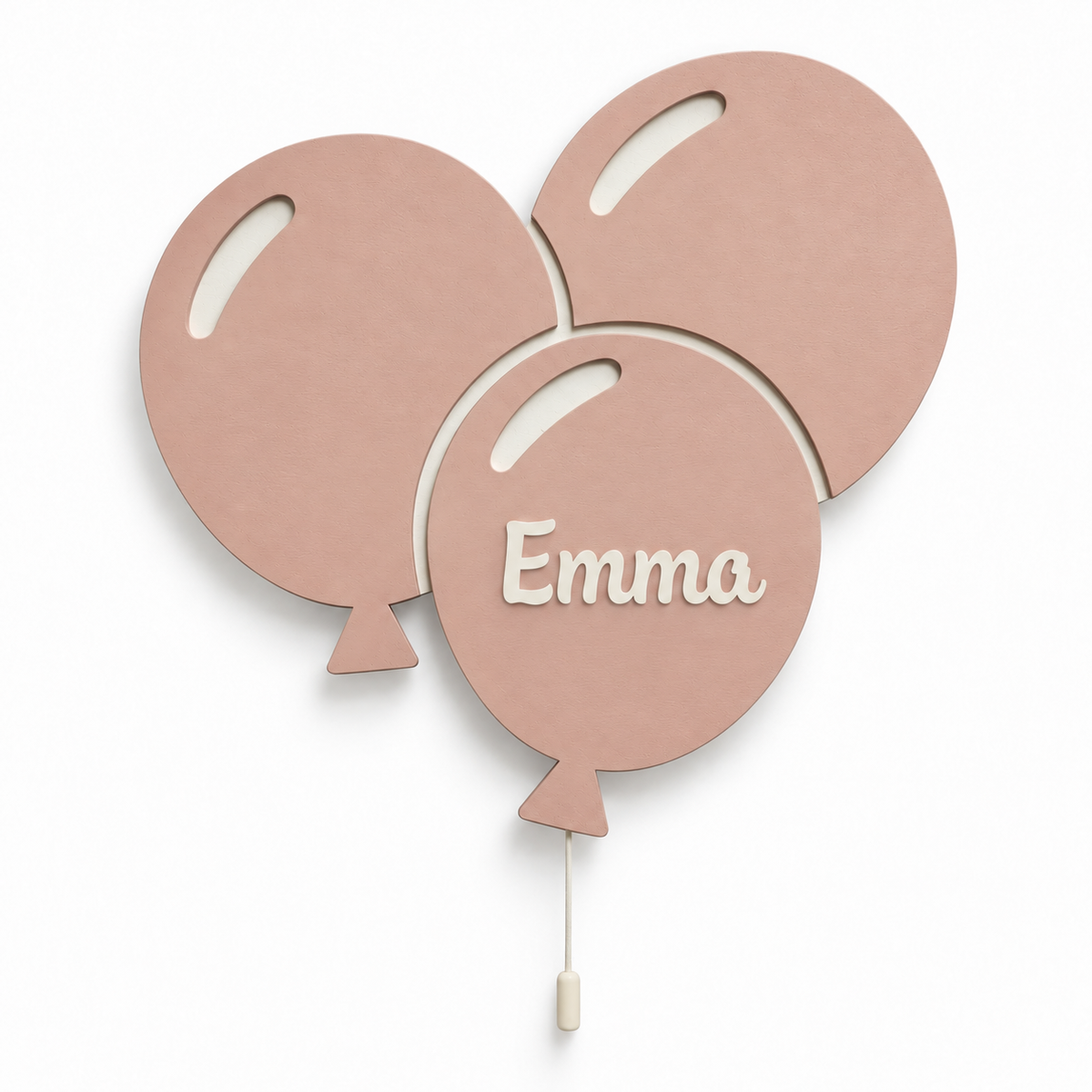 Veilleuse en bois Ballons - rose🎈