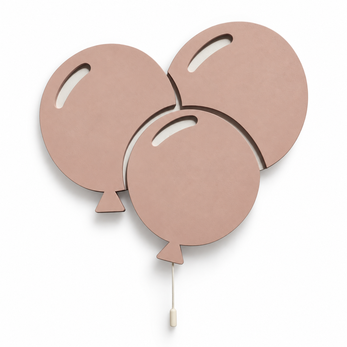 Veilleuse en bois Ballons - rose🎈