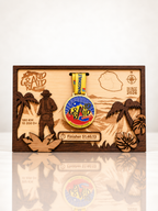 Trophée porte-médaille 100% personnalisé – Souvenir de course