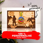 Trophée porte-médaille 100% personnalisé – Souvenir de course