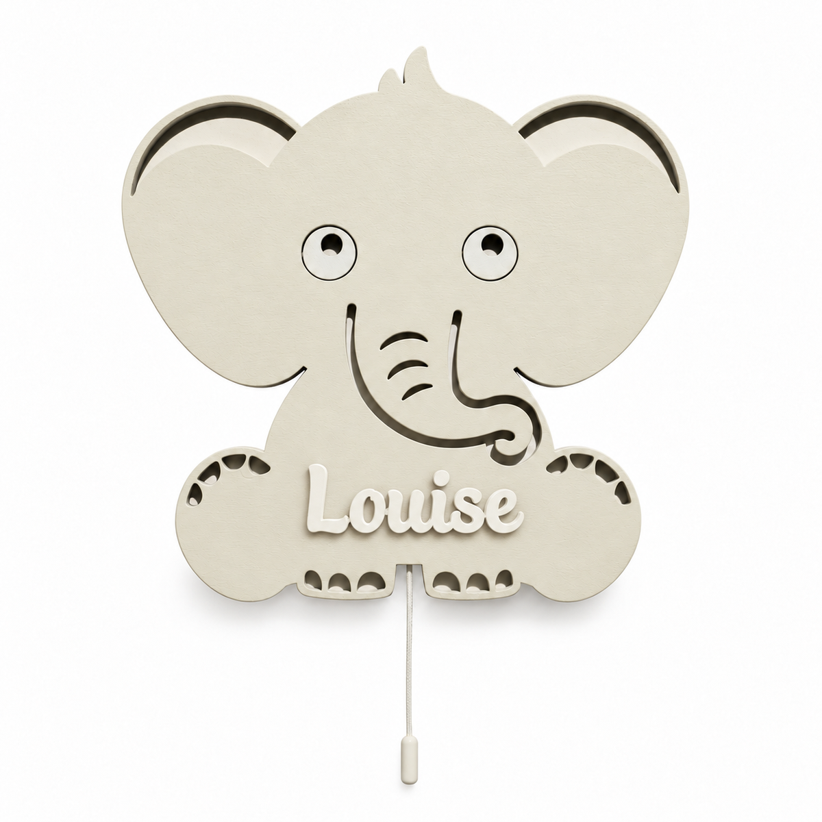 Veilleuse en bois Éléphant 🐘