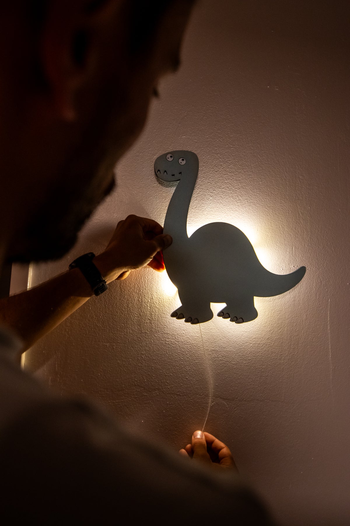 Veilleuse en bois Dinosaure 🦕